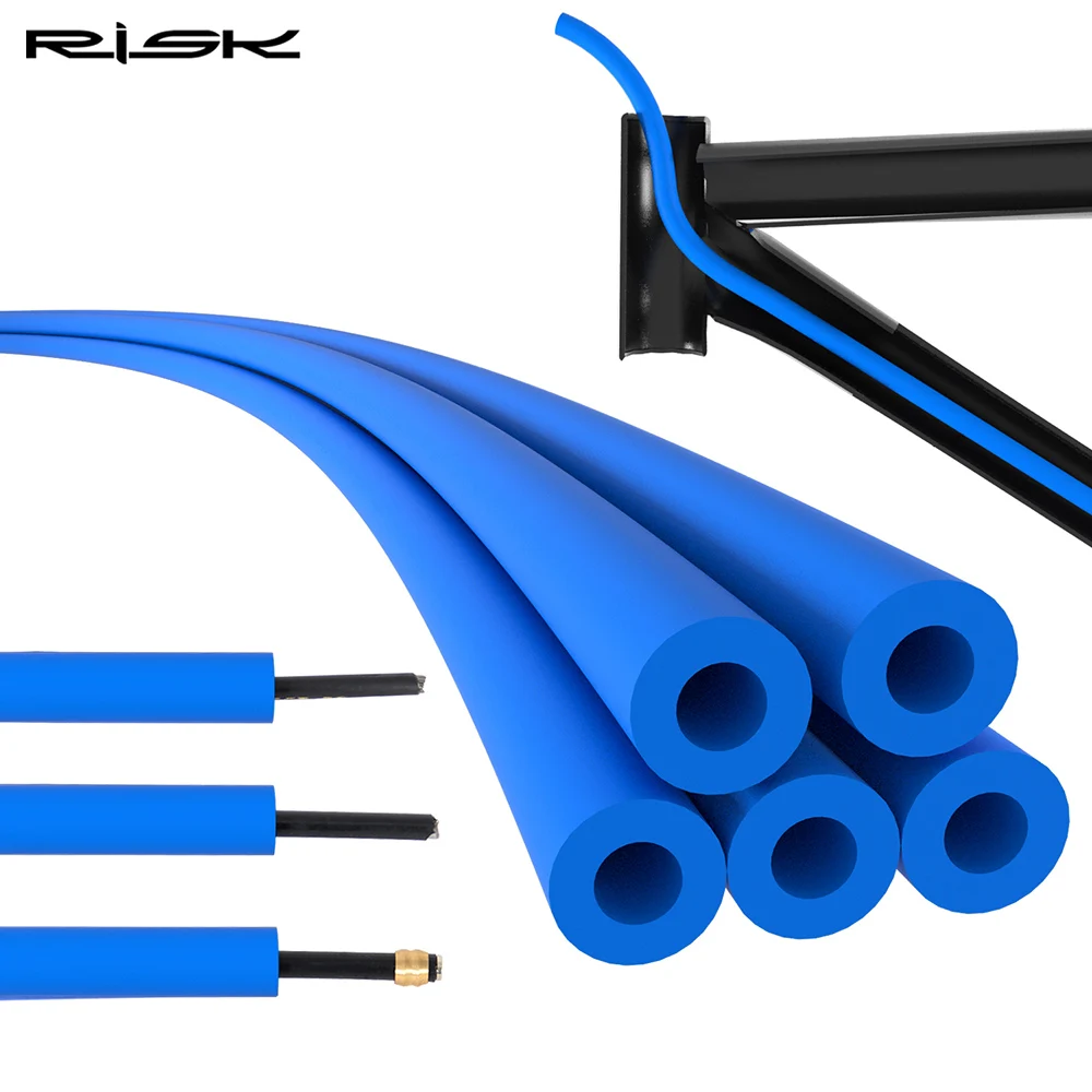 RISK-amortiguador de carcasa interna para cuadro de bicicleta, funda de espuma de 6mm, amortiguador de Cable para bicicleta de montaña, tubo