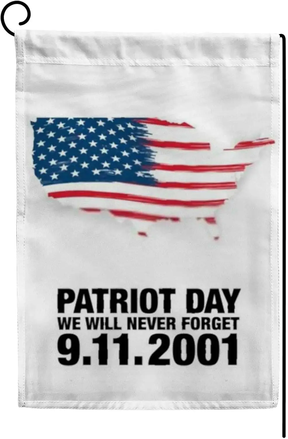 Садовый флаг, сентябрь 11, мы никогда не забывайте, День Патриот, праздничный уличный декор, двор, сезонные флаги, баннер, газон, 12X18 дюймов, HHU