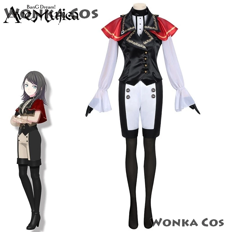 Ave Mujica BanG Dream! Yahata Umiri คอสเพลย์ Masked Ball ชุดเครื่องแต่งกายชุด Timoris อะนิเมะเสื้อผ้า Carnival Party Dressing Up