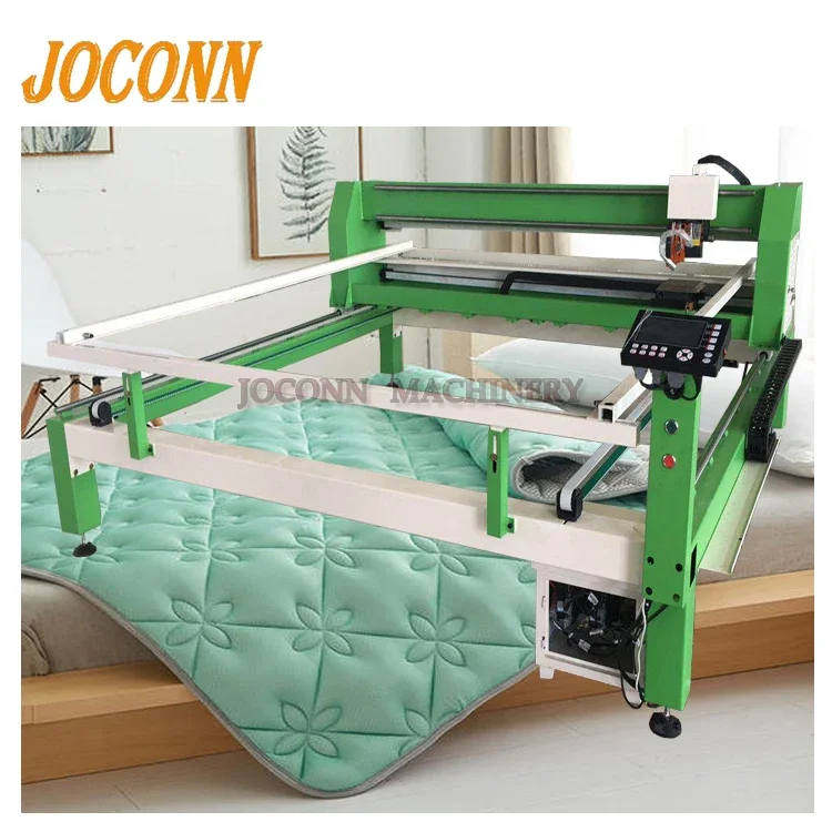 single  Blankets computerized quilting machine/ silk quilts quilting machine/ high speed duvet quilting machine