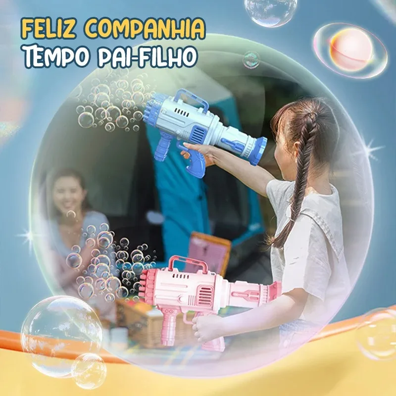 전기 버블 건 자동 거품 불기 야외 장난감 어린이 파티 인터랙티브 장치 완벽한 선물 소년용 멋진 디자인