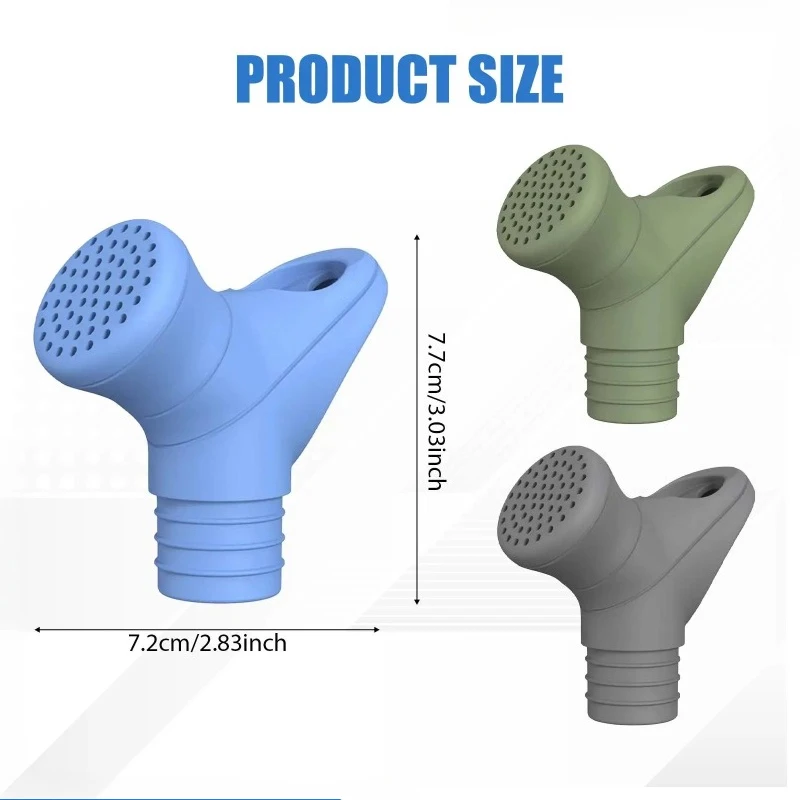 Silicone Watering Nozzle Head Can Be Used With Beverage Bottles, Outdoor Shower Head, Portable Spray Bottle Head, Watering Nozzl