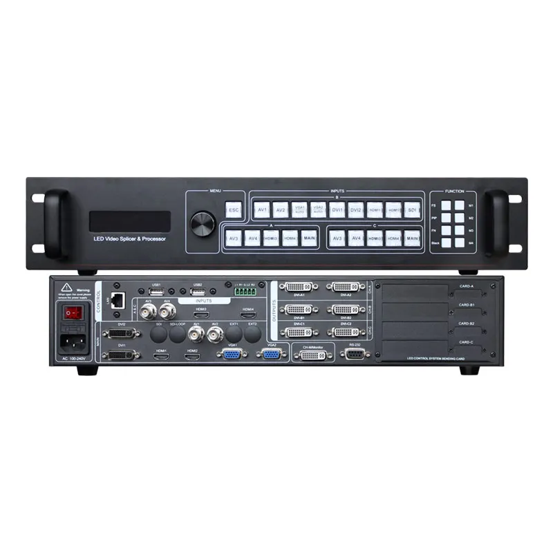 

Amoonsky AMS-SC359 three-windows Led Splicing Processor Means 3 Independent Video Processor