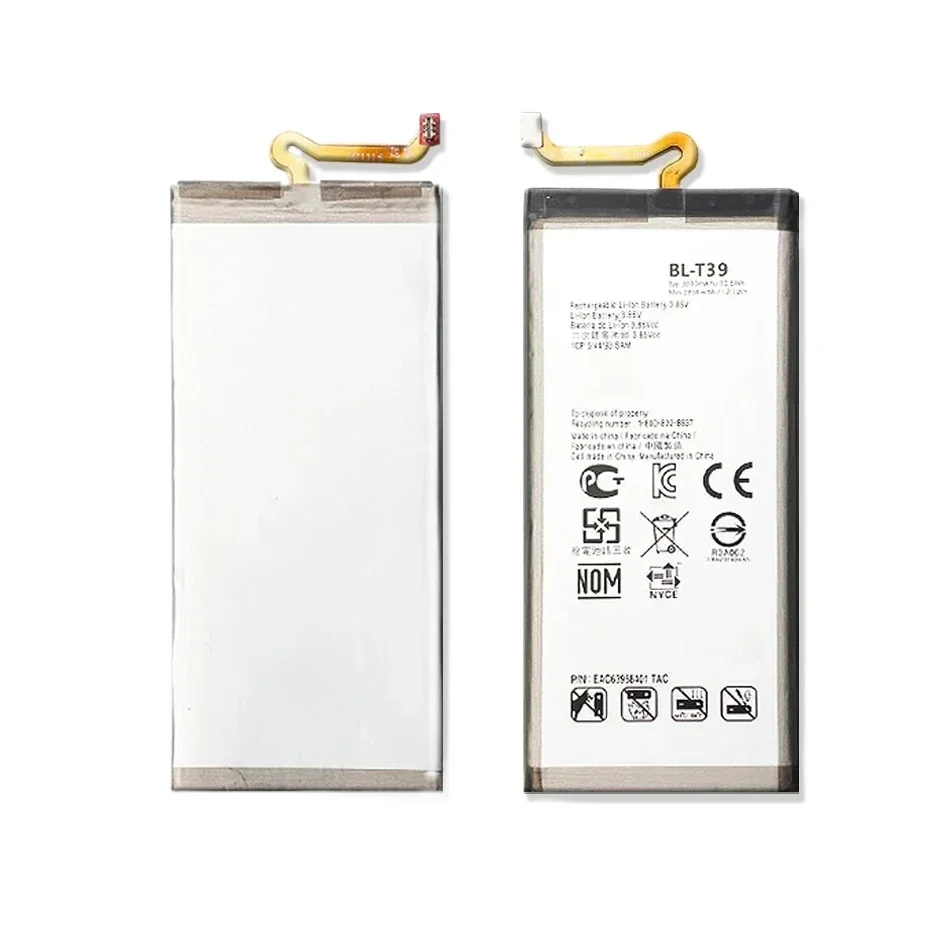 3000mAh BL-T39 2pcs For LG G7 G7+ G7ThinQ LM G710 ThinQ Q7+ LMQ610 BL T39  Battery