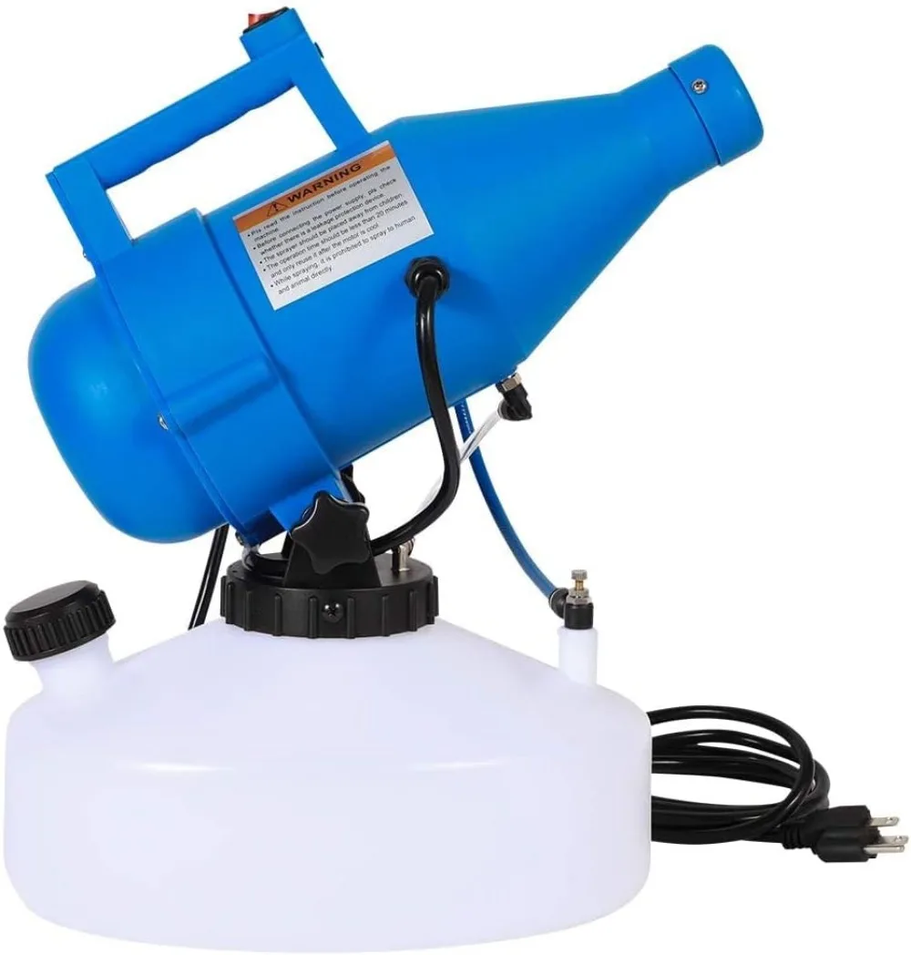 

4.5L (1.2 Gallon) Electric ULV Portable Fogger Sprayer Machine Spraying Distance 30ft for Home,Hotel,Church,School,Yard