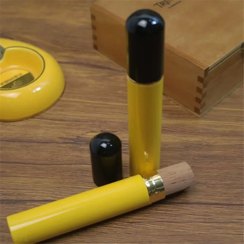 Large Portable Aluminum Cigar Humidor Tube Moisture Proof Storage Case Smoke Pipe Holder Smoking Accessories