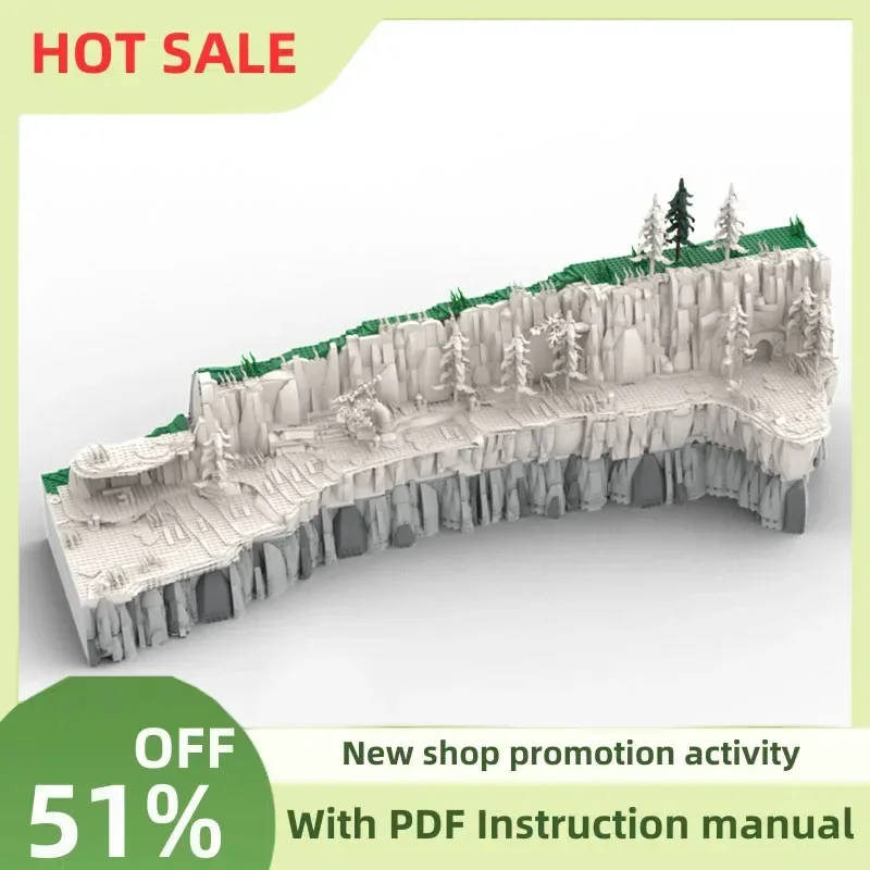 

New 3046PCS Famous Zeldas Game Series MOC BOTW Pathway Street View Model Custom Puzzle Diy Creative Ideas KidToy Birthday Gift