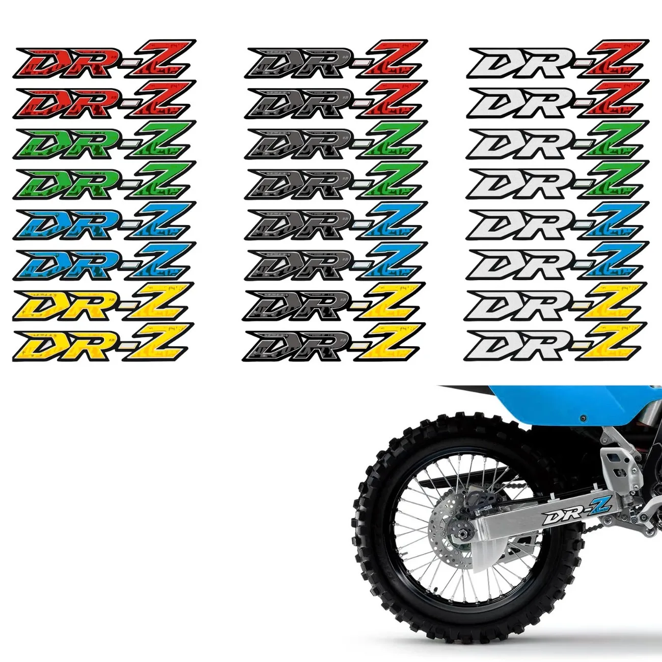 

Светоотражающие наклейки в полоску, наклейки, маятник, универсальная рамка, графика тела танка для suzuki drz dr-z 125, 250 400 s e sm