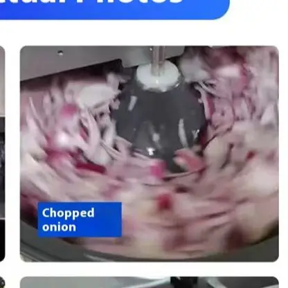 

Электрическая коммерческая овощерезка-измельчитель для перца, лука, имбиря, машина для нарезки овощей на кубики