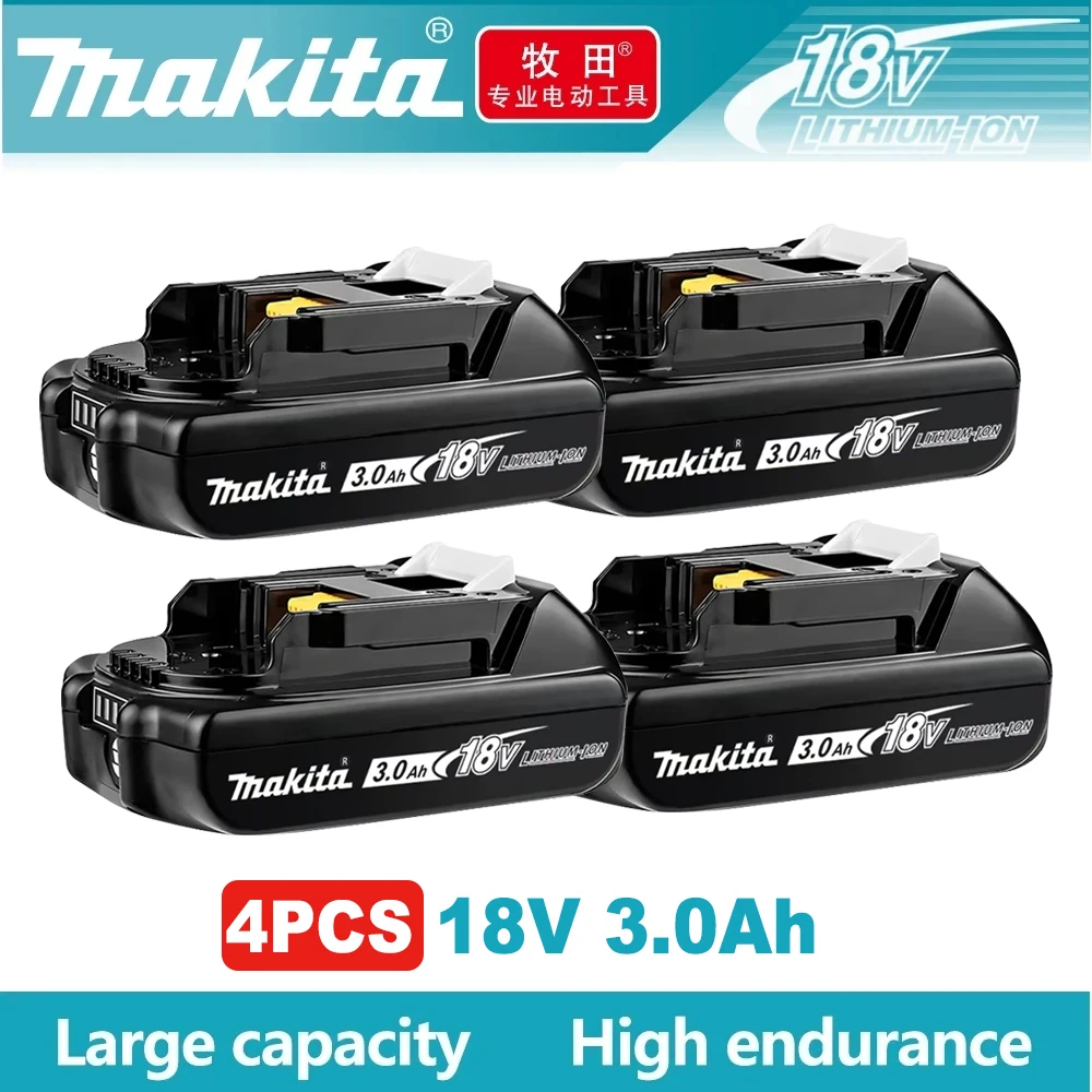 

Makita 18V lithium battery 3.0Ah 6.0Ah 9.0Ah compatible with BL1830B BL1850B BL1860B rechargeable battery original charger
