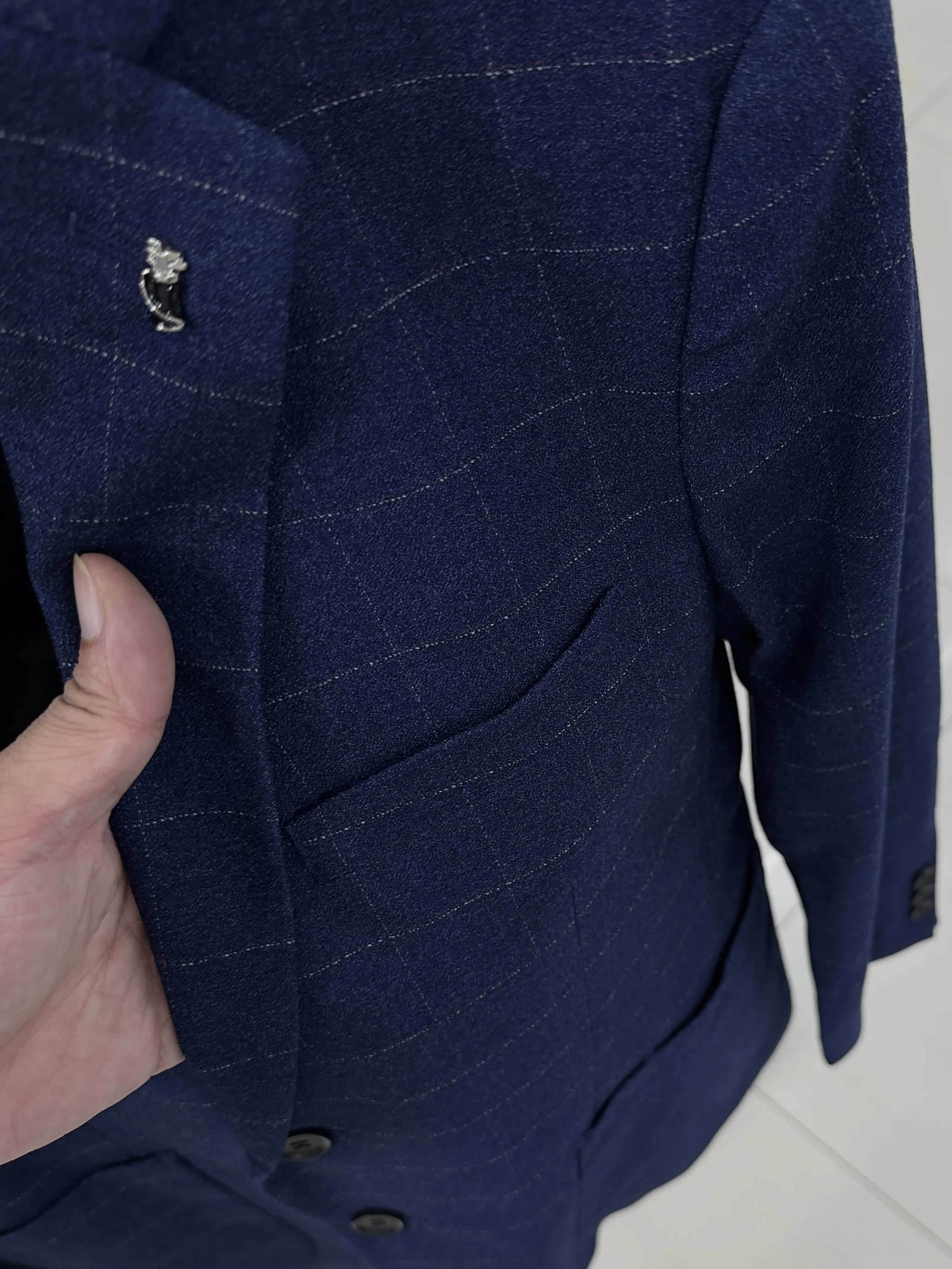 

Faionable универсальный мужской повседневный джинт на заказ, брендовая бирка, весна-осень, полиэфирное волокно, Busin Gentleman Sle