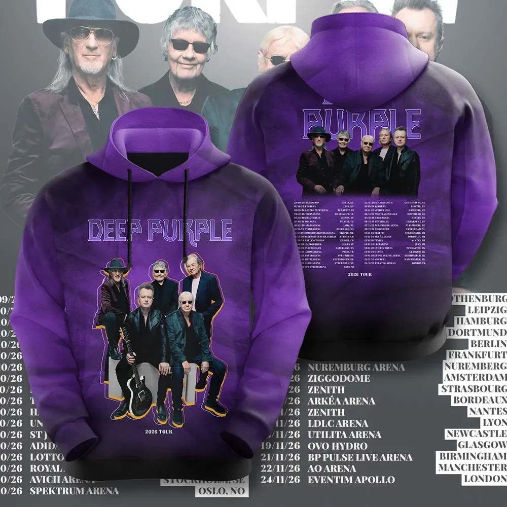Hot Rock Deep Purple Band 3D-Druck Hoodies Männer Frauen Mode Lässig Langarm-Shirt Hip Hop Tops Herrenbekleidung ﻿ ﻿ ﻿ ﻿