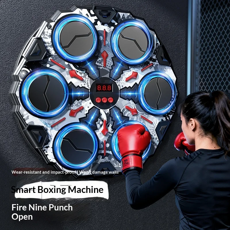 Smart Smart Music Boxing Machine Wall Mounted Electronic Boxing Target Speed Adjustable Reaction Training Equipment For Home Indoor - Aliexpress Deal