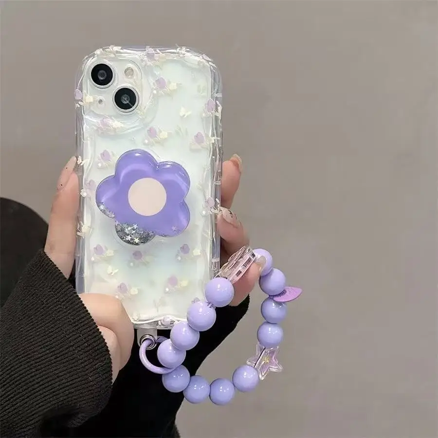 Funda de moda con flores para Vivo Y400 Y21D Y31 Y300 Y200 Y100 Y19 Y39 Y29 Y72 Y52 Y53S Y51S Y22 Y17 Y12 Y15 Y16 Y02S Y11 Y27 4G