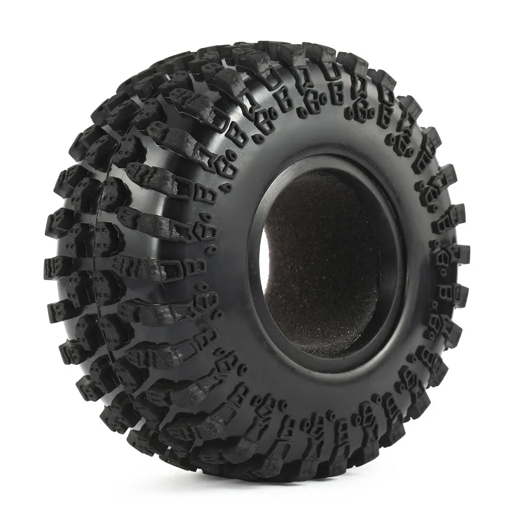 4pcs 2.2 Inch Tires 130*54mm Wheel Rubber Tire Tyre Set for 1/10 Axial SCX10 TRX4 RC4WD Redcat 90056 90045 RC Rock Crawler Truck