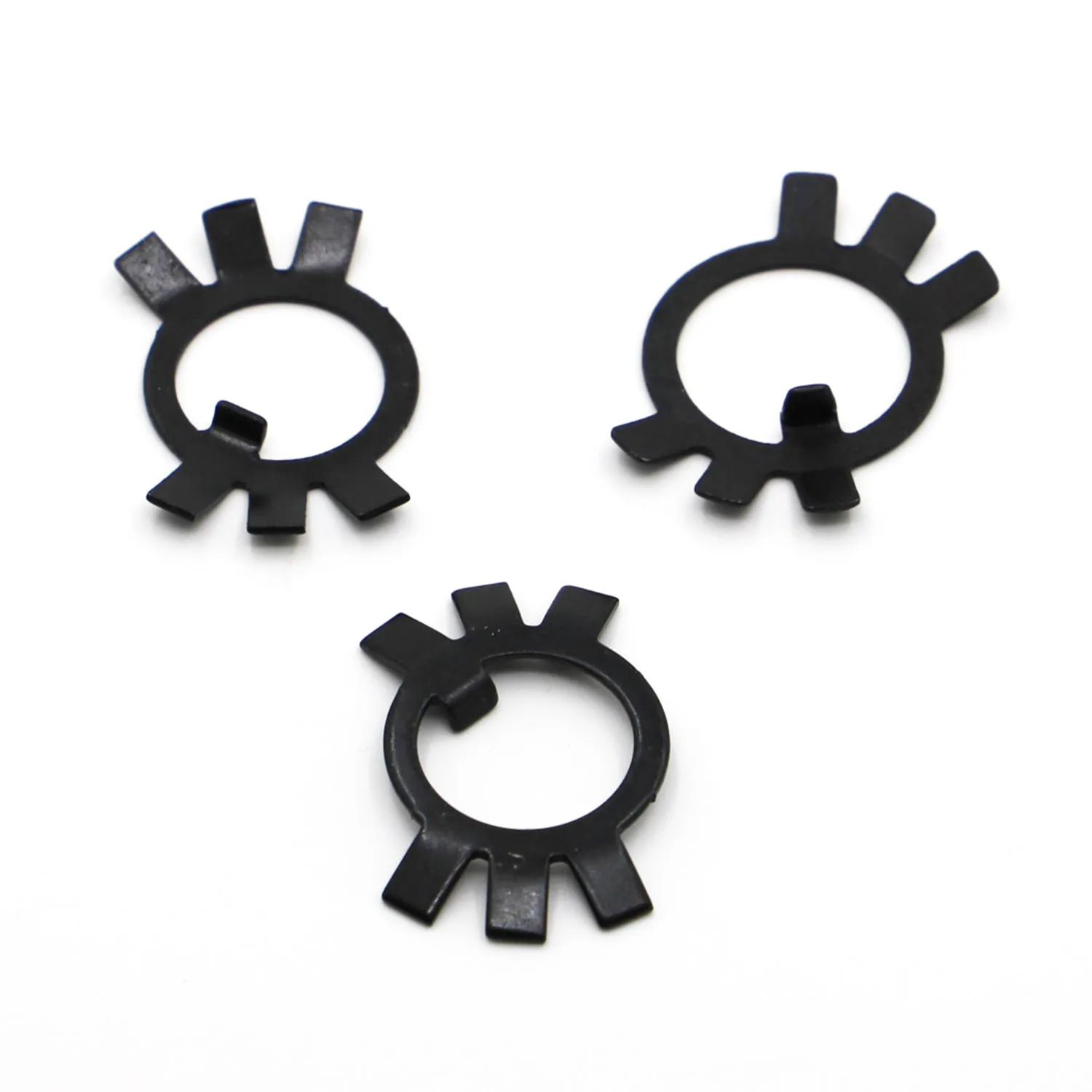GB858 Lock Gasket Washers  M10 M12 M14 M16 M18 M20 M24-M36 Black Steel Lock Spacer Retaining Stop Washers For Slotted Round Nuts