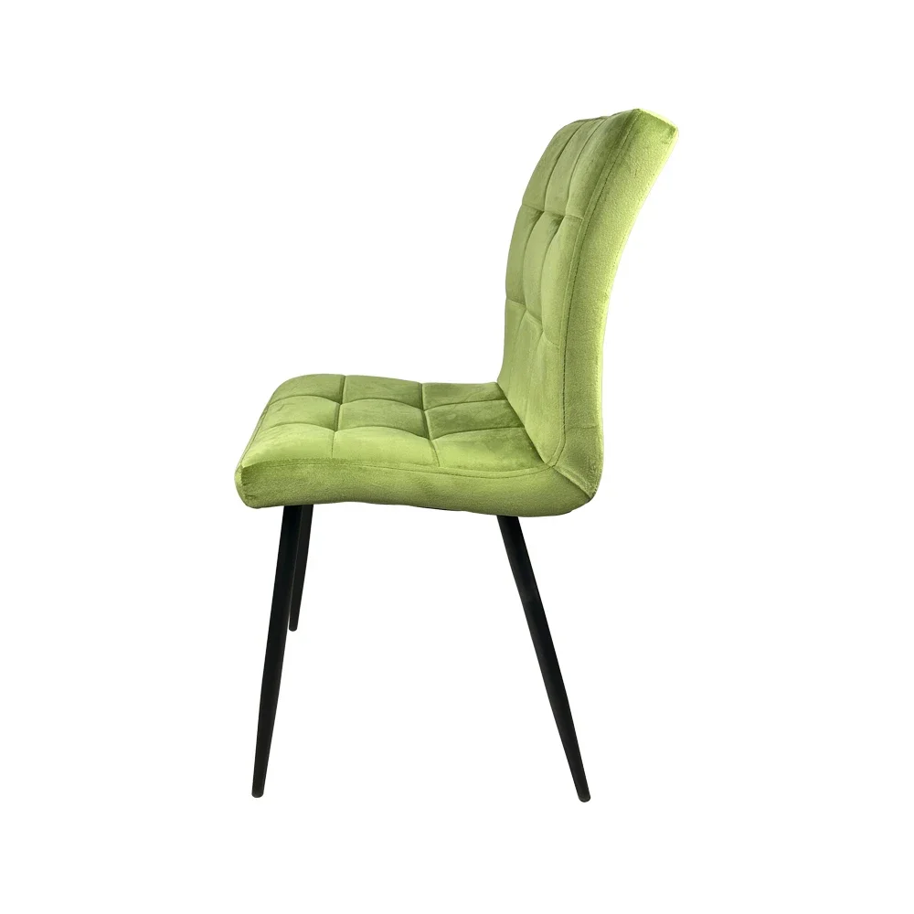 

For Dining Furniture Ergonomic Velvet Dining Chairs Contemporary Fabric Upholstered Soft Gold Legs Living Room Dining Chairs