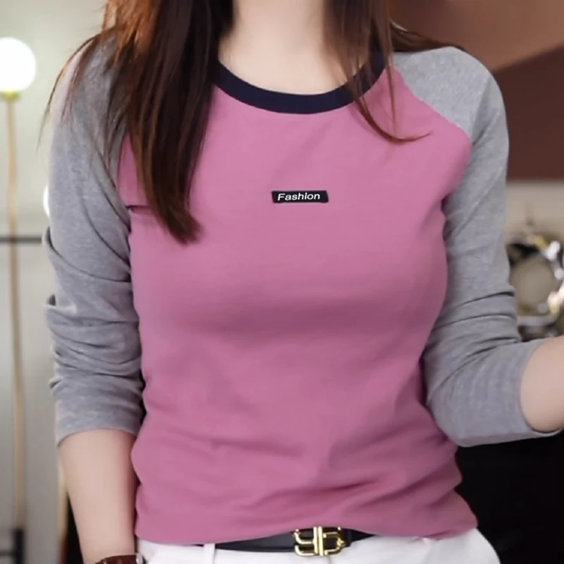 High Quality Base Shirt Women's Fashion Casual Style Slim Fit Long Sleeve T-Shirt from Guangzhou Thirteenth Factory in Hangzhou