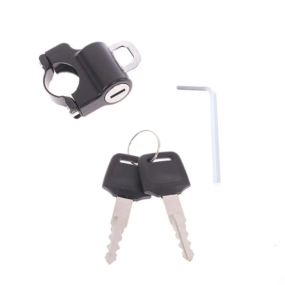 22-26mm Anti-theft Dirt Bike Motorcycle Handlebar Lock Helmet Lock Helmet Hook