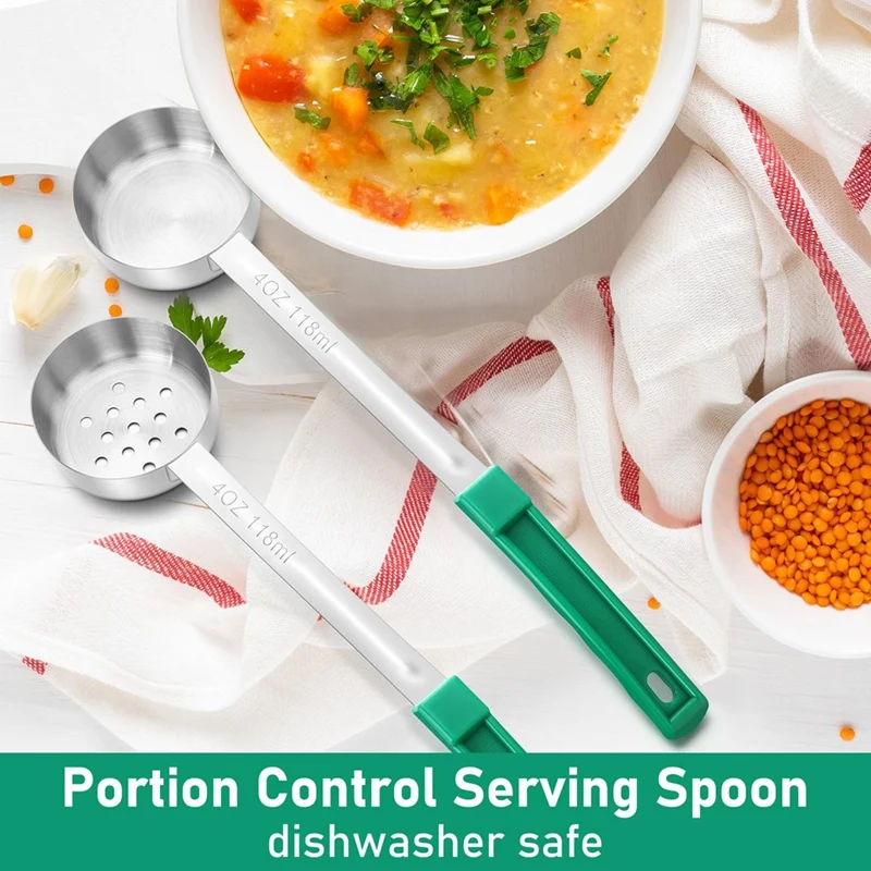 Portion Control Serving Spoons - Bariatric Must Haves - Perfect For Weight Watchers& Gastric Bypass - Set Of 4 Ladles