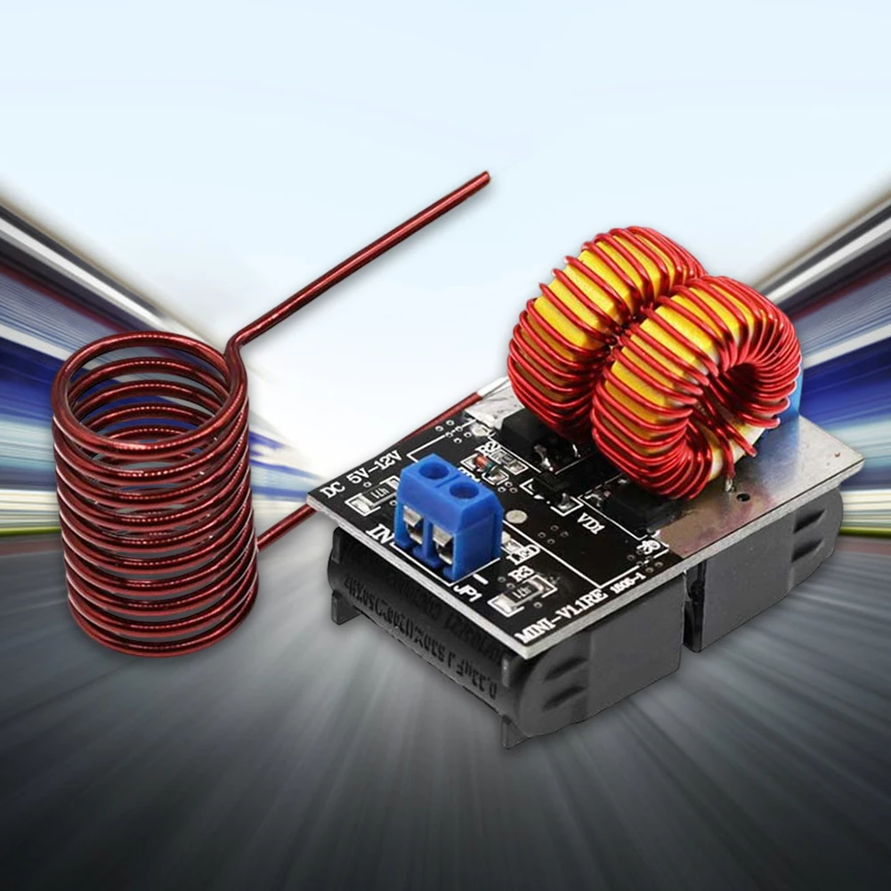 120W Mini ZVS Induction Heating Board DC 5-12.0V Input Voltage Heating Driver High Frequency Power Supply Module