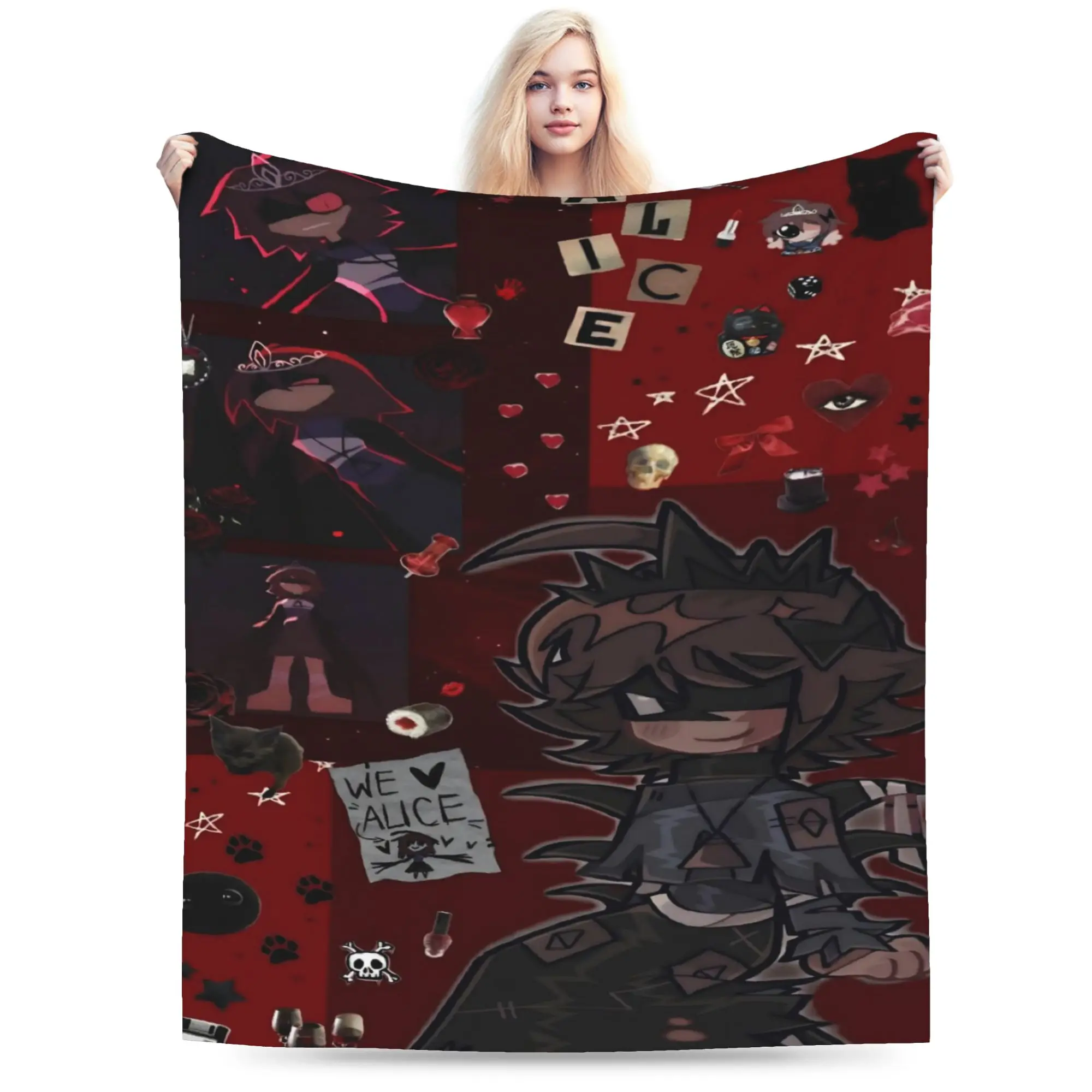 FPE Fundamental Paper Education Blankets Flannel  Cozy Ultra-Soft Throw Blanket for Home Plush Thin Quilt