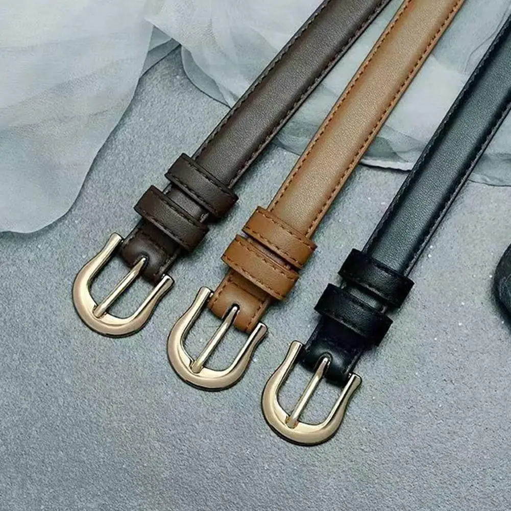 أحزمة فاخرة للنساء موضة حزام أسود بني حزام بنطلون نسائي للجينز حزام خصر للسيدات فساتين هدية الكريسماس #5