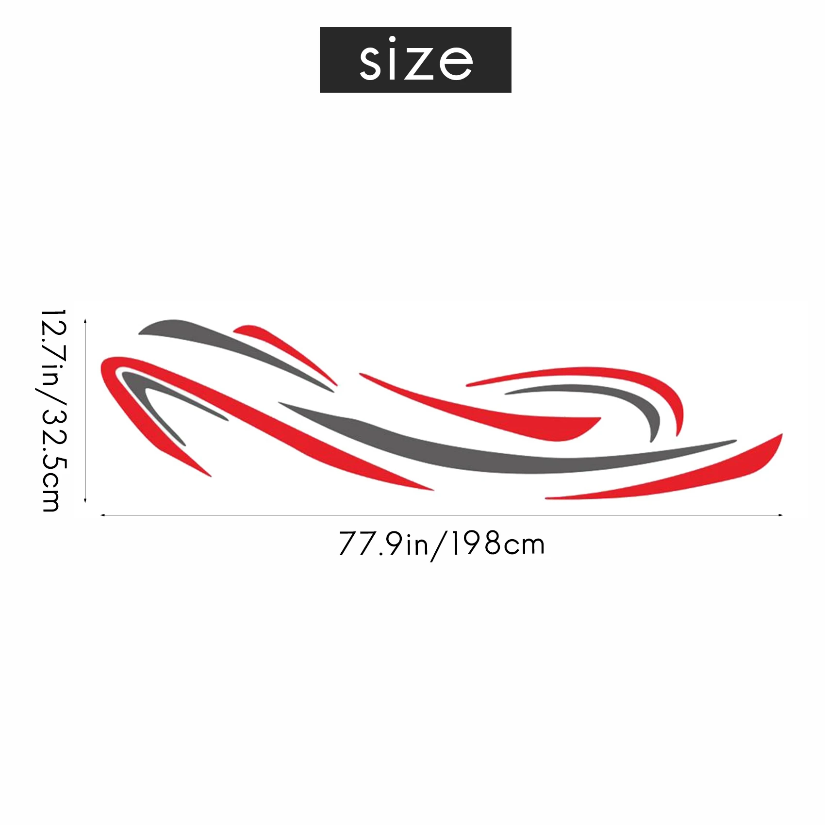 Rv Camper Universele Body Sticker Diy Strepen Afbeelding Sticker Sticker Decoratie Voor Caravan Aanhangwagen