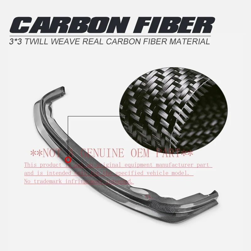 For Honda Civic EK EPA Style Carbon Fiber Modification Parts Front Lip Small Body Kit Front Spoiler - view 4