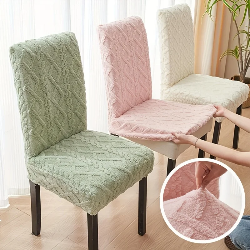 1 Stück Jacquard elastischer staubdichter Stuhlbezug, einfacher Vier-Jahreszeiten-Universal, Bezüge für Schlafzimmer, Wohnzimmer, Stuhlbezug, Dekoration