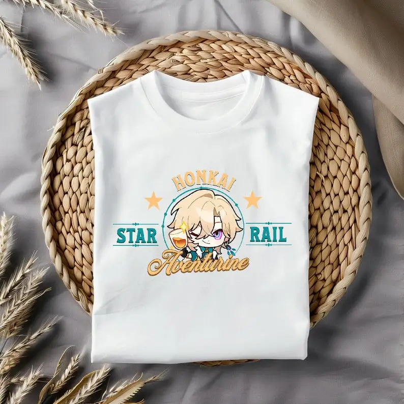 

Aventurine Honkai Star Rail T-Shirt: Premium Quality Apparel with Stunning Designs! Perfect for Gamers & Anime Enthusiasts!