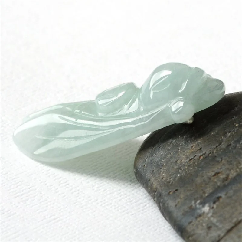 Nanyang Jade Market Direct Supply Jade Accessories Emerald Pendant NaturalAI Know the Goods. Make a Great Coup Jade Cicada Penda