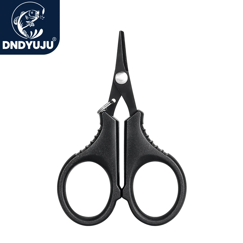 DNDYUJU 1pc Stainless Steel Fishing Scissor Plier Cut PE Braid Line Cutter Plies Carp Fishing Tools Accessories