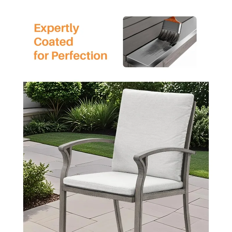 أريكة واحدة مجموعات أثاث خارجي حديقة الأثاث نظام الجلوس أريكة استرخاء كرسي الجلسة الخارجية الأريكة الهواء فناء الزاوية المنزل #4