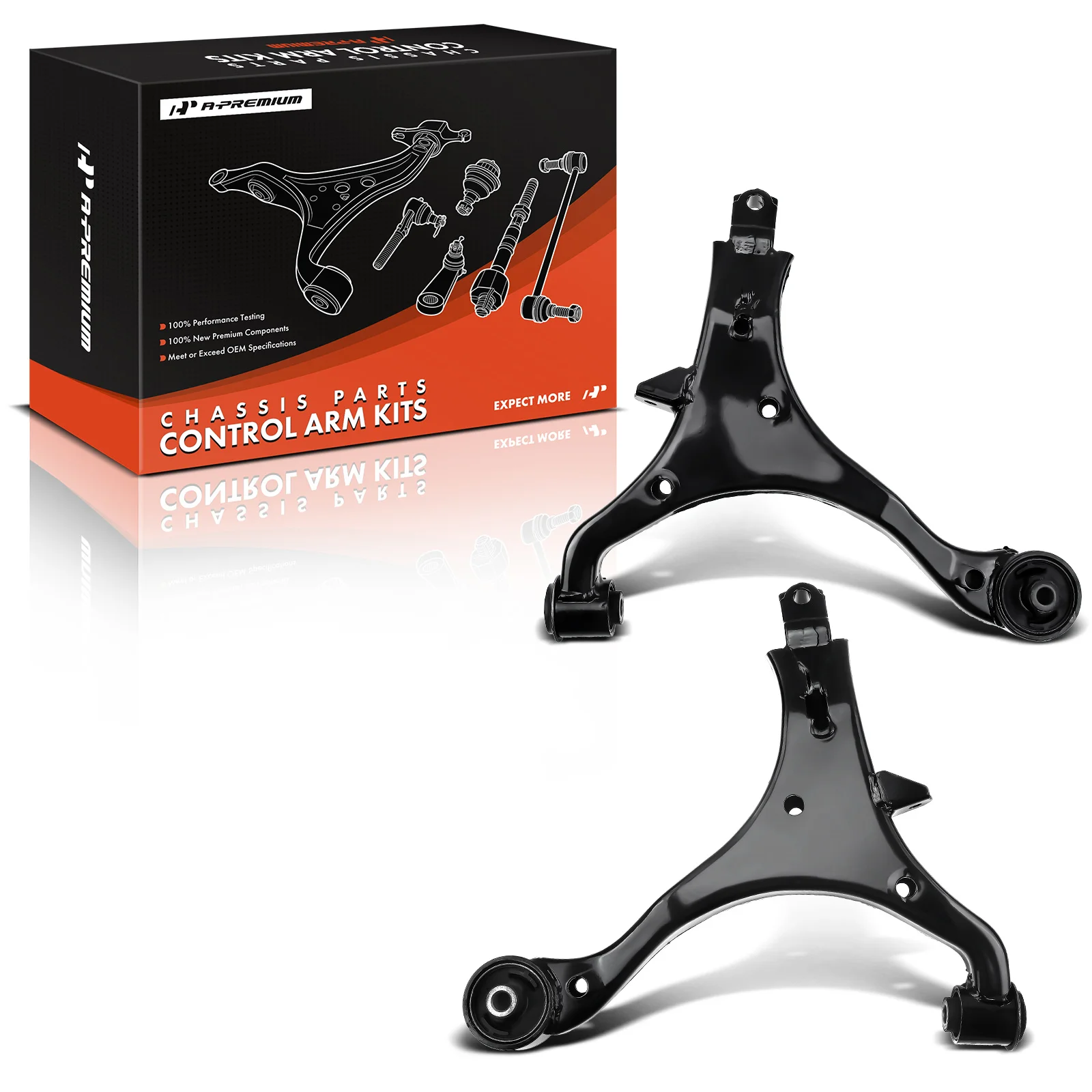 A-Premium 2x Front Lower Control Arm Kits for Honda CR-V 2002-2006