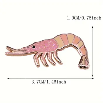 8 best sales Trâm cài hình tôm - №6