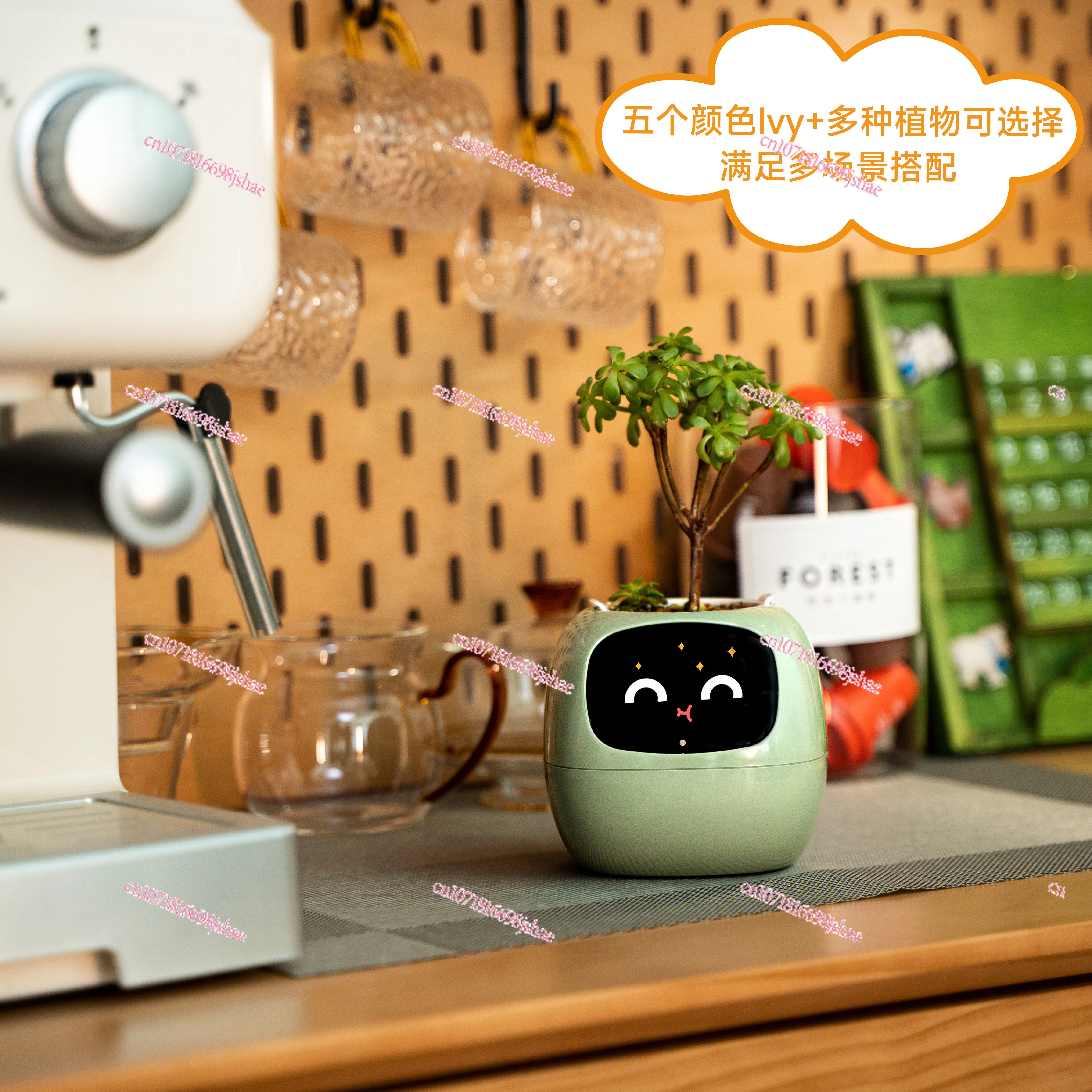 Ivy Plant Cute Pet Robot Electronic Pet Healing Series Table AI Electronic Toy Creative Holiday Gifts