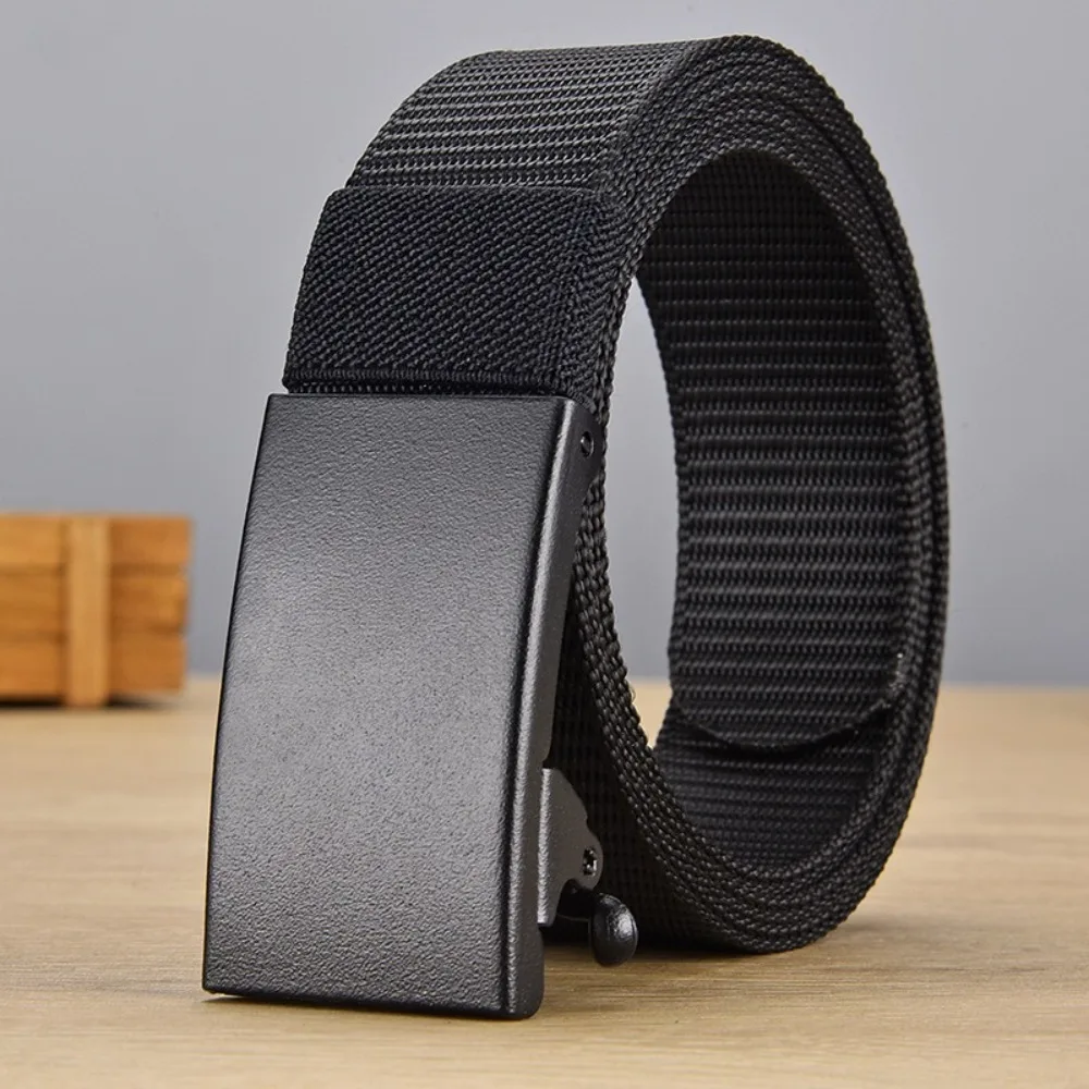 

New Automatic Buckle Canvas Belt Casual Wild Style Canvas Strap Waistband Gift