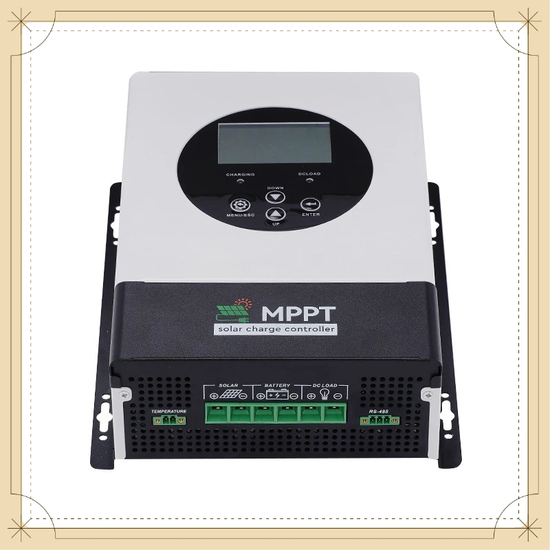 60A MPPT Solar Charge Controller 12V/24V Auto Identification LCD Display Solar Panel Charging Regulator