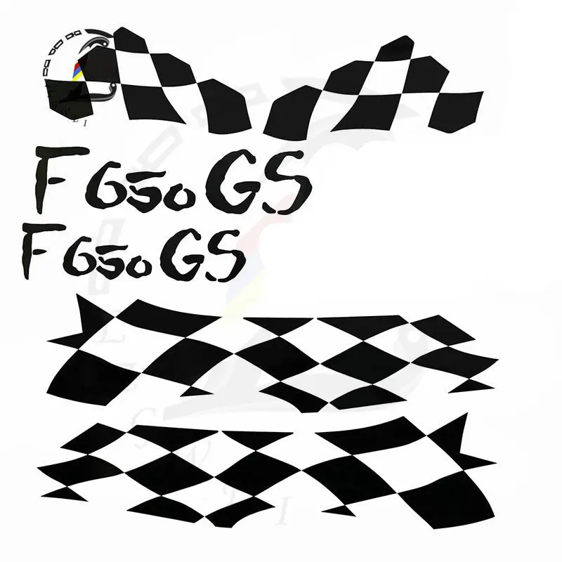 Motorcycle Off-road Sticker Emblems For BMW F650GS F650 GS Decal Sticker Waterproof