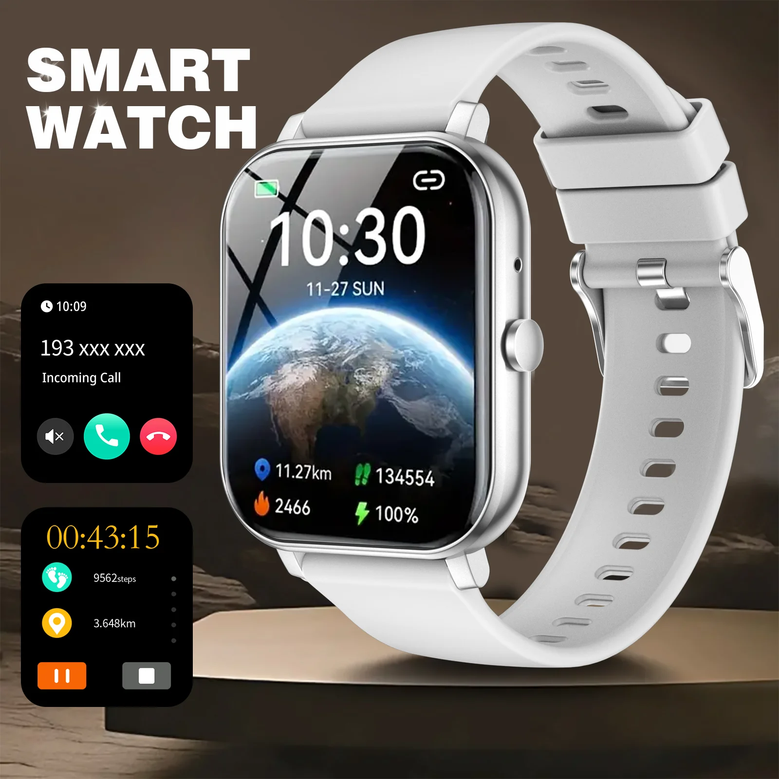 1.83 Inch HD Smartwatch with Sports Tracking