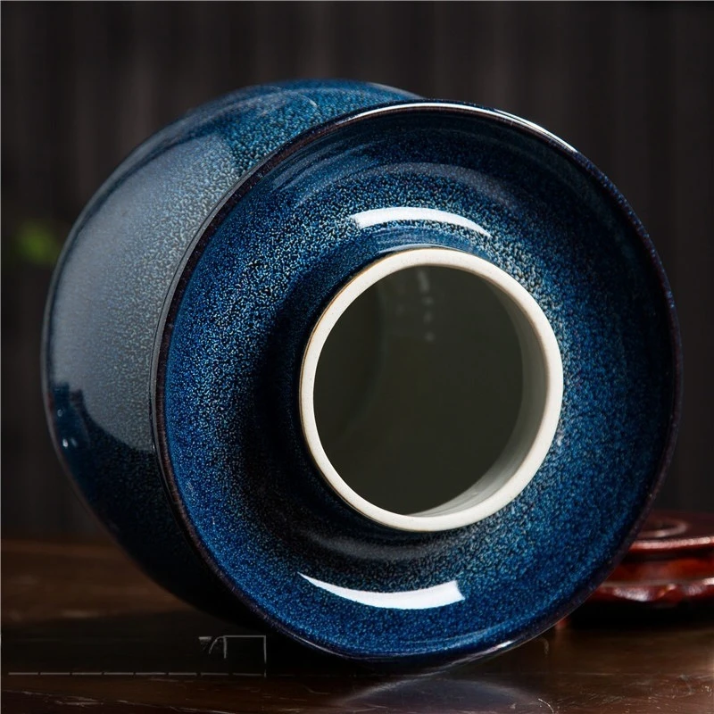 سيراميك بغطاء داخلي، خزان مخلل منزلي محكم الغلق، خزان مخلل فخار سميك، سعة كبيرة #4