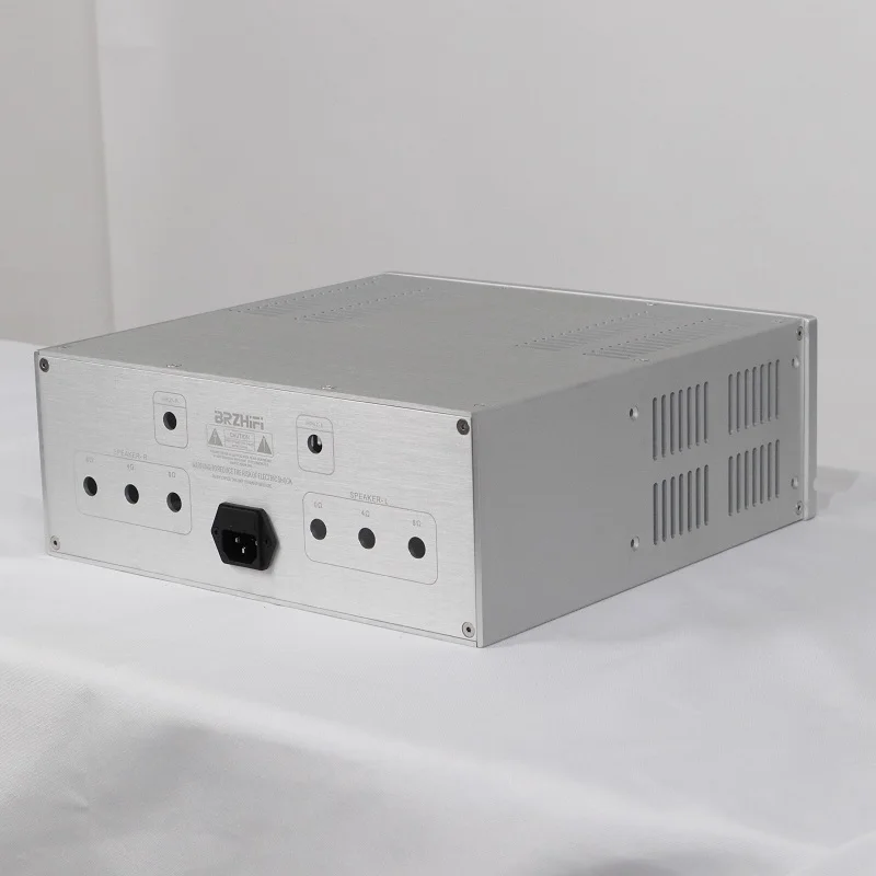 ارجع إلى McIntosh MC50 الألومنيوم حالة Hifi DIY مكبر للصوت الهيكل أمبير الضميمة 320X120X310mm