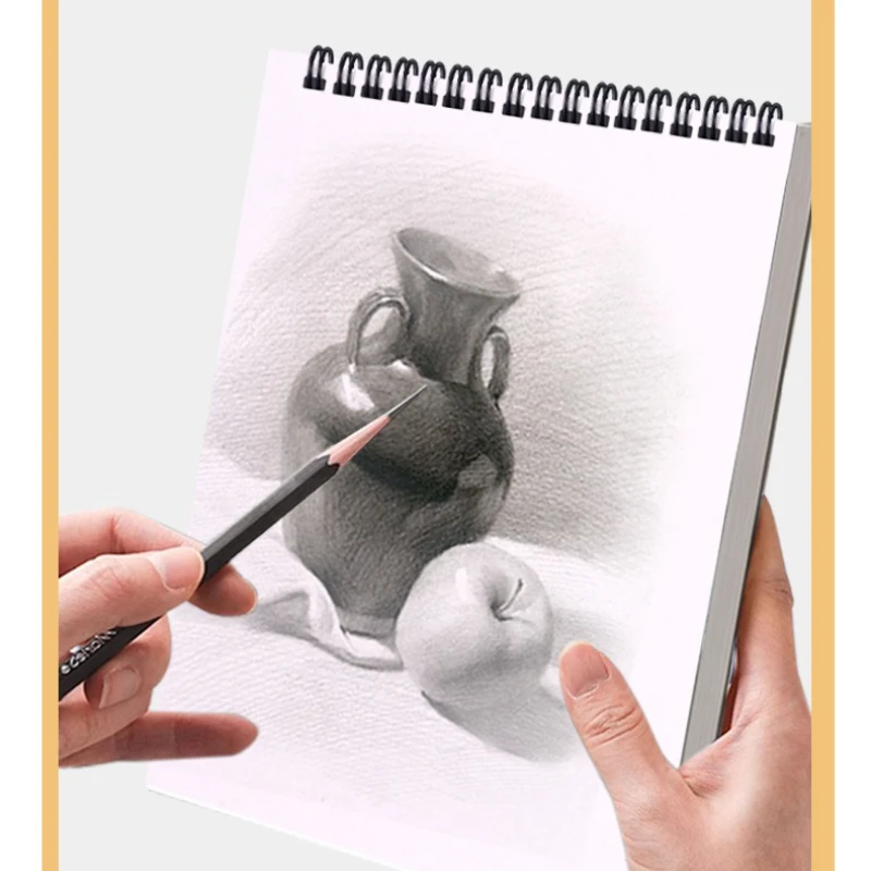 22.9x30.5 سنتيمتر لفائف كراسة الرسم 100 ورقة/200 صفحة سهلة التمزق للسفر رسم اللوحة الكتابة على الجدران تصميم مشروع #5