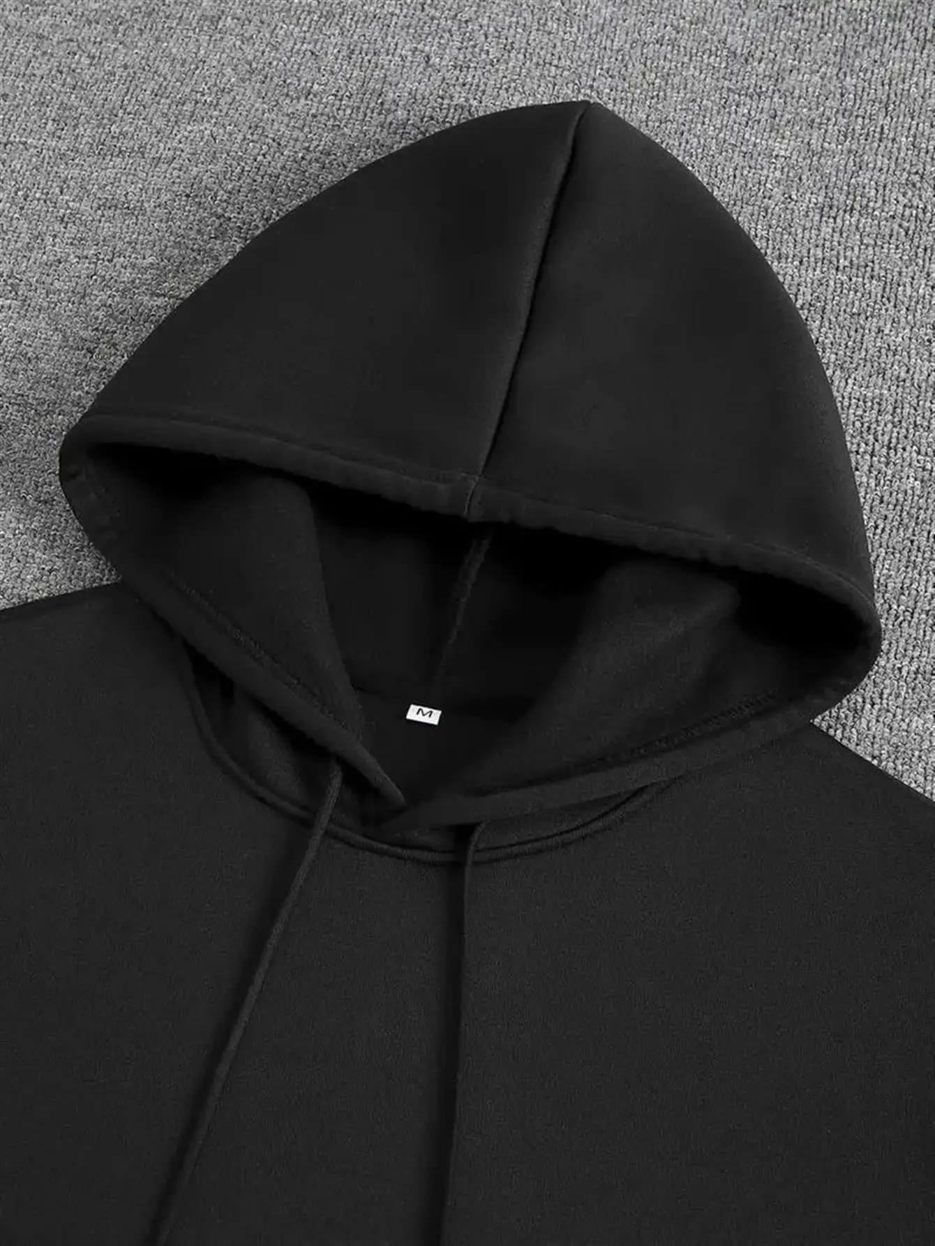 American Retro Men's Hip-Hop Sport Hooded Sweatshirt with Letter Print - Stylish, Loose-Fitting, Personalized Casual Sweatshirt