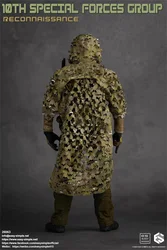 1/6 Easy&Simple ES 26063 US. 10th SFG Special Force Group Mini Toys Model CAMO Long Coat Cloak Not Real For 12