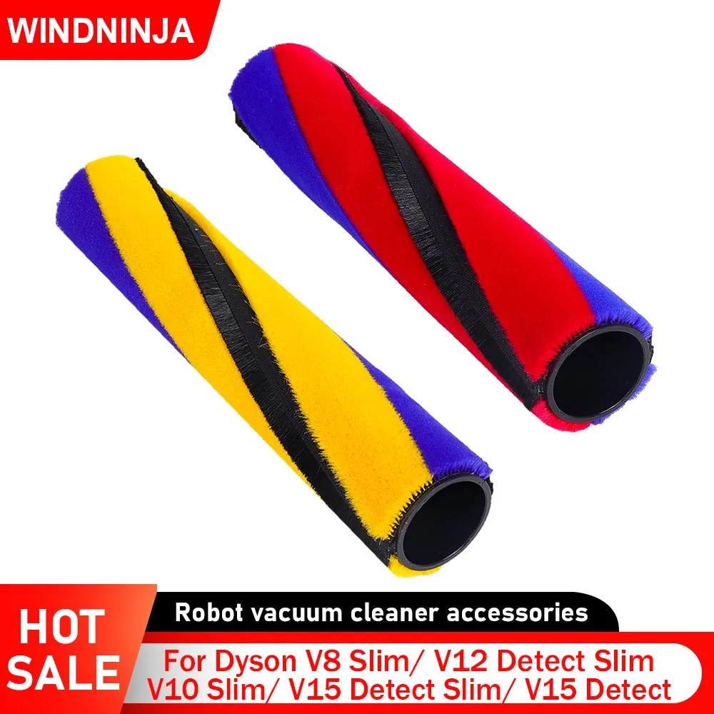 Cepillo de rodillo suave de repuesto para aspiradoras Dyson V12 Detect Slim/ V10 Slim/ V15 Detect Slim/ V8 Slim SV18 SV20 SV22