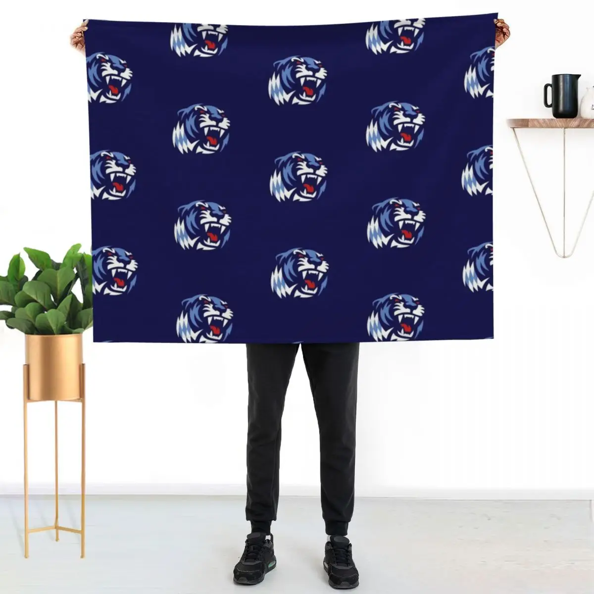 Straubing Tigers icon essential Throw Blanket Weighted Beautifuls Plaid Luxury Thicken for sofa Plaid on the sofa Blankets