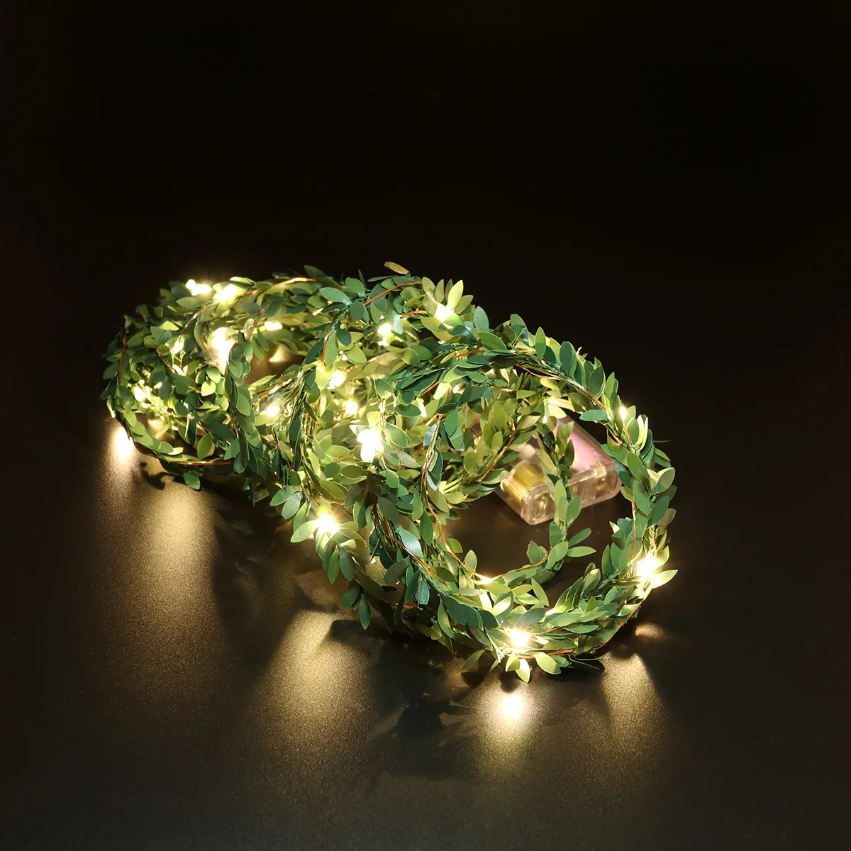30 LED Operated Leaf String Lights Copper Wire Flexible Garland Energy Saving Indoor Outdoor Decorative Lights