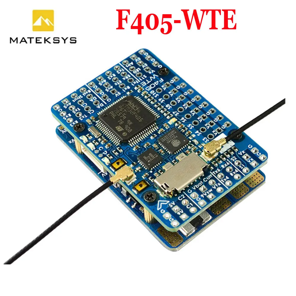 

MATEK F405-WTE F405-HDTE F405-WMN Управление полетом Двойная камера Вход Racing FPVCrossover Контроллер полета дрона с экранным меню/черной коробкой